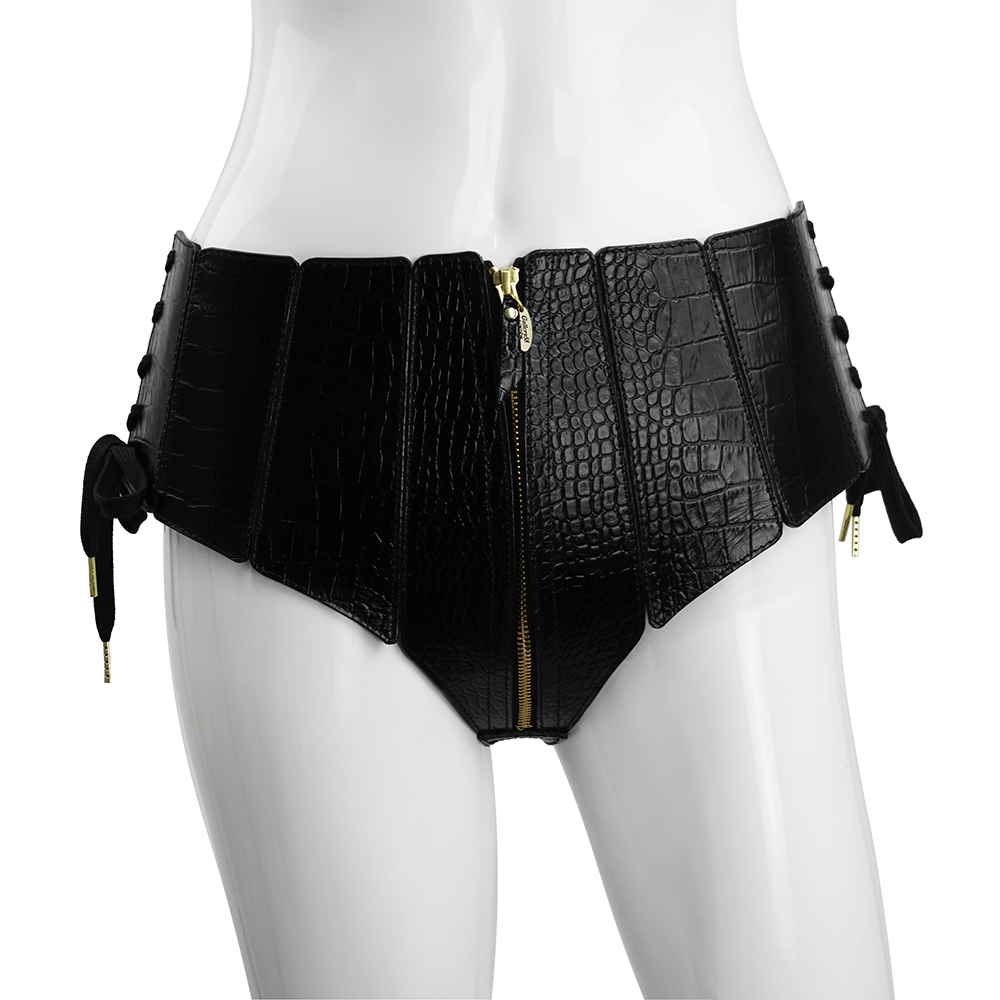 Crocodile Bra & Hotpants Set - Image 6
