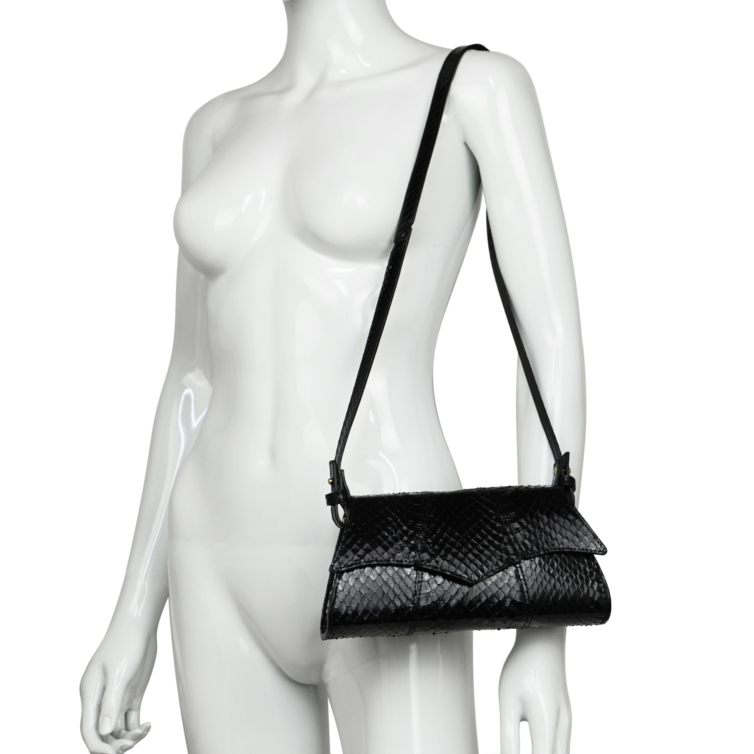 Classic Snakeskin Clutch - Image 8