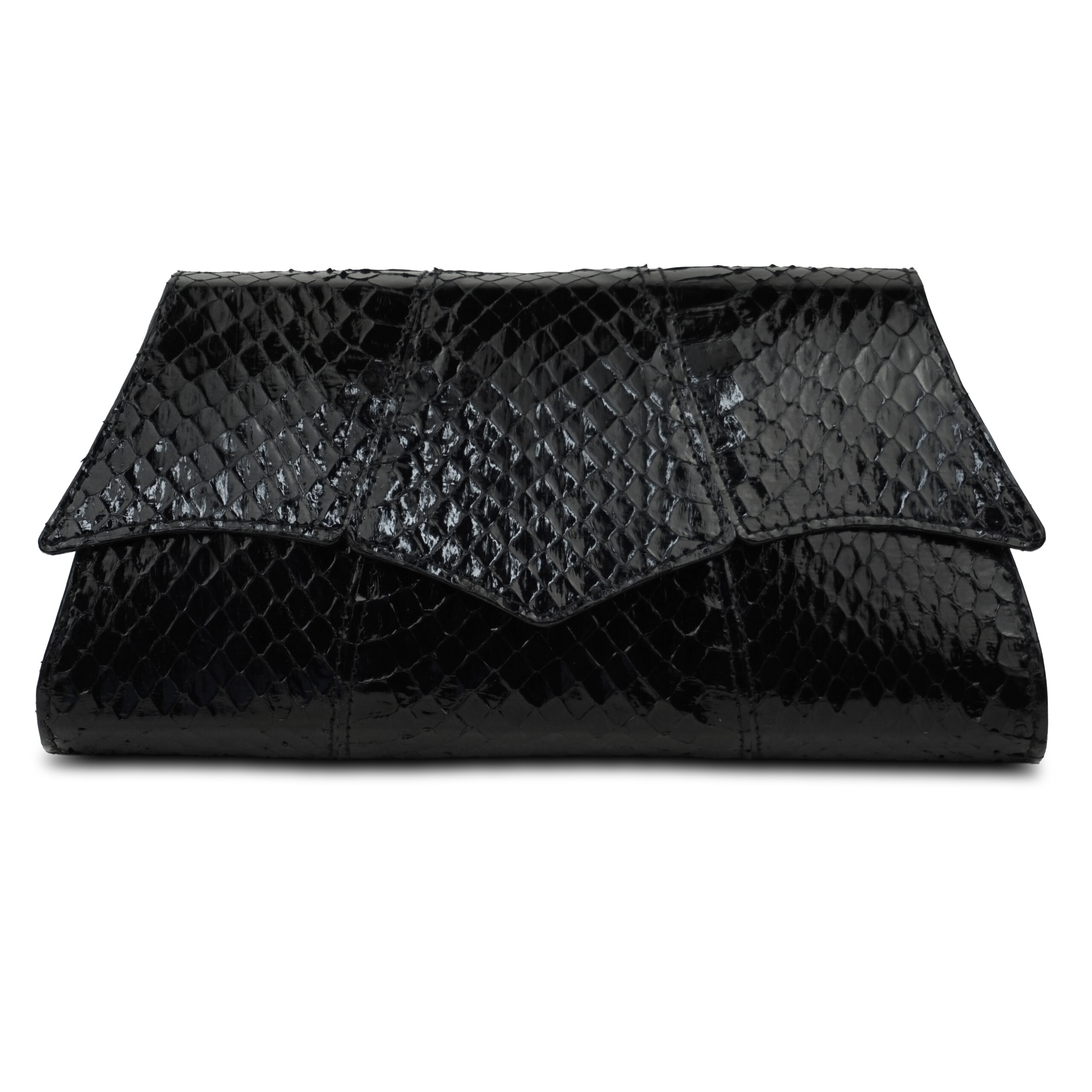 Classic Snakeskin Clutch