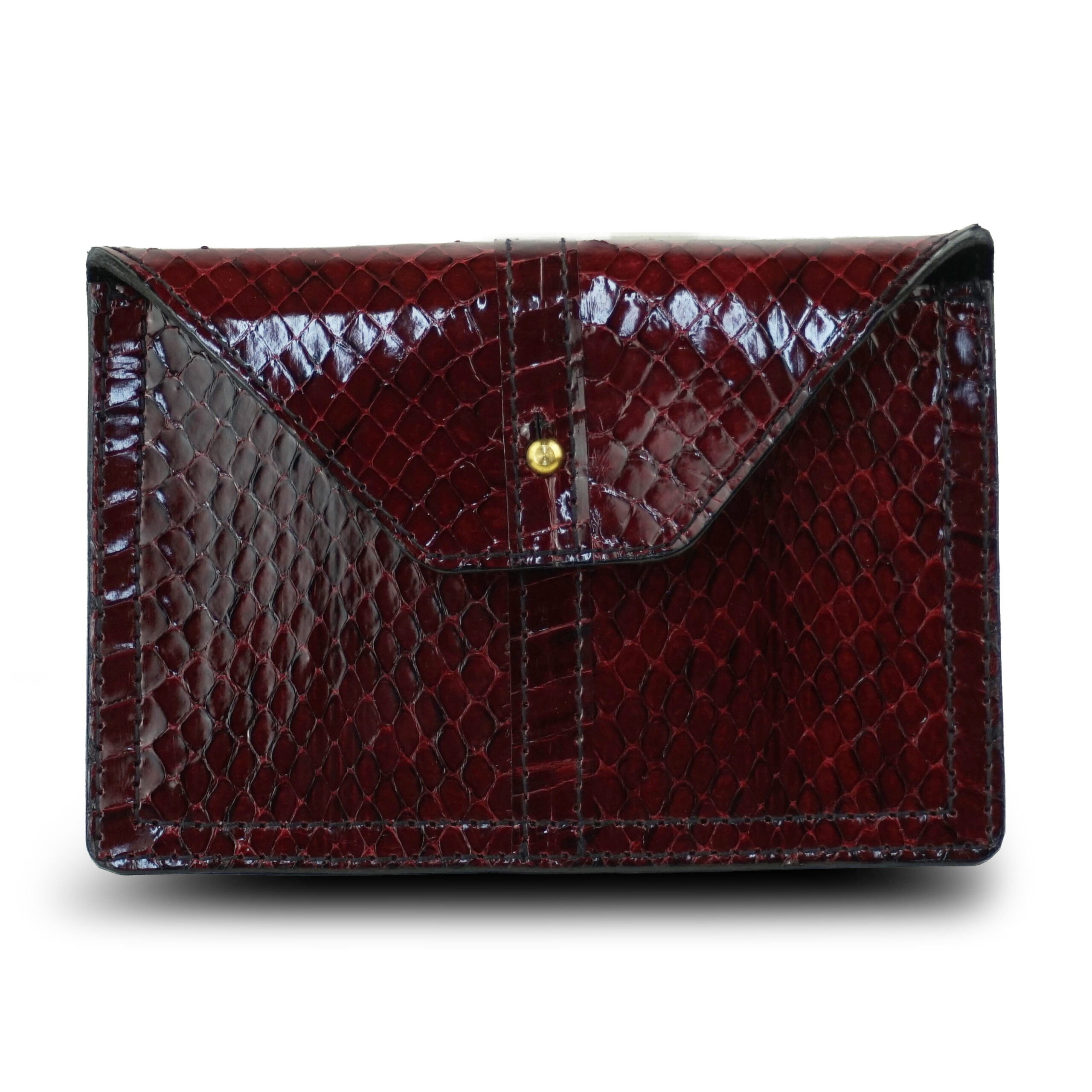 Classic Snakeskin Clutch - Image 13