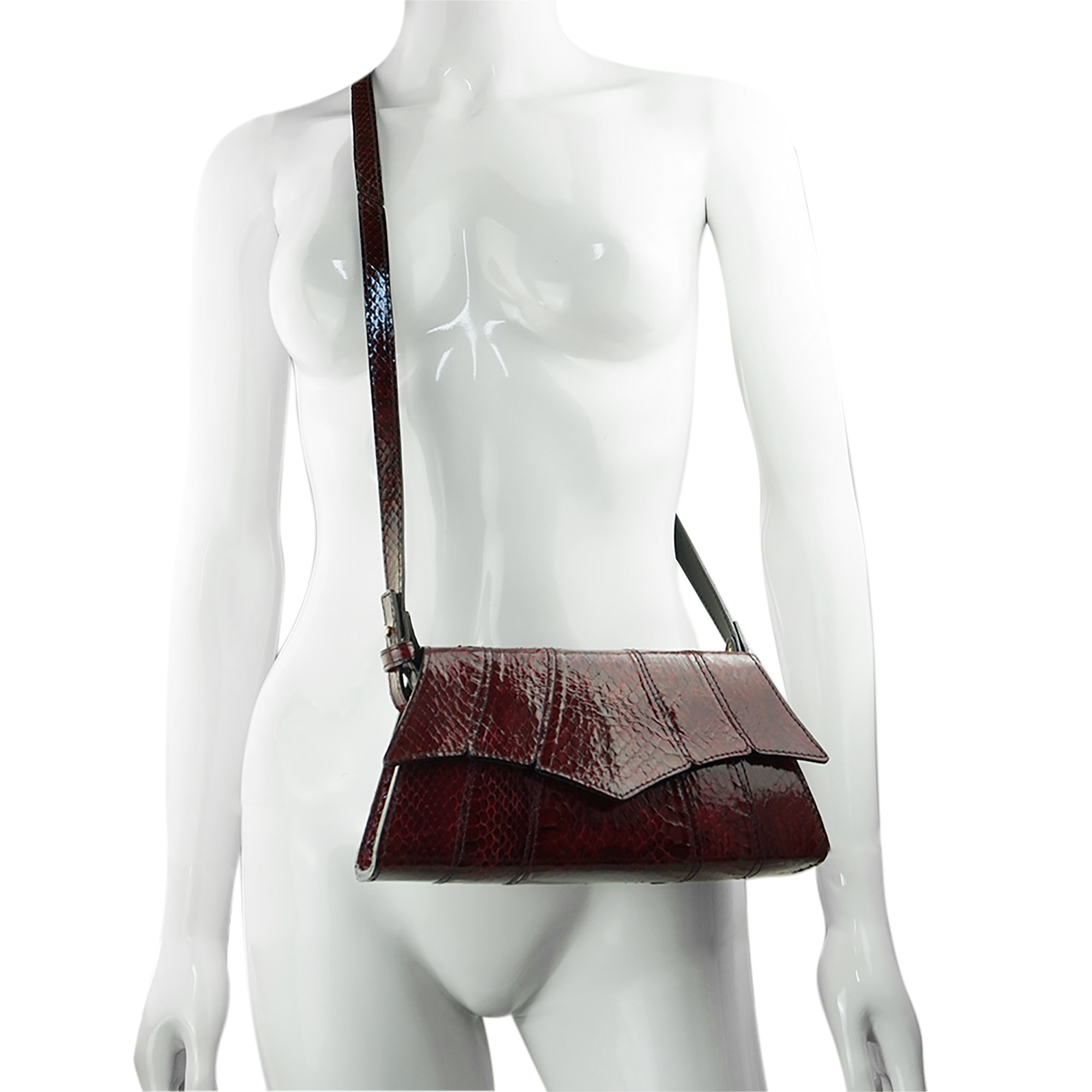 Classic Snakeskin Clutch - Image 11