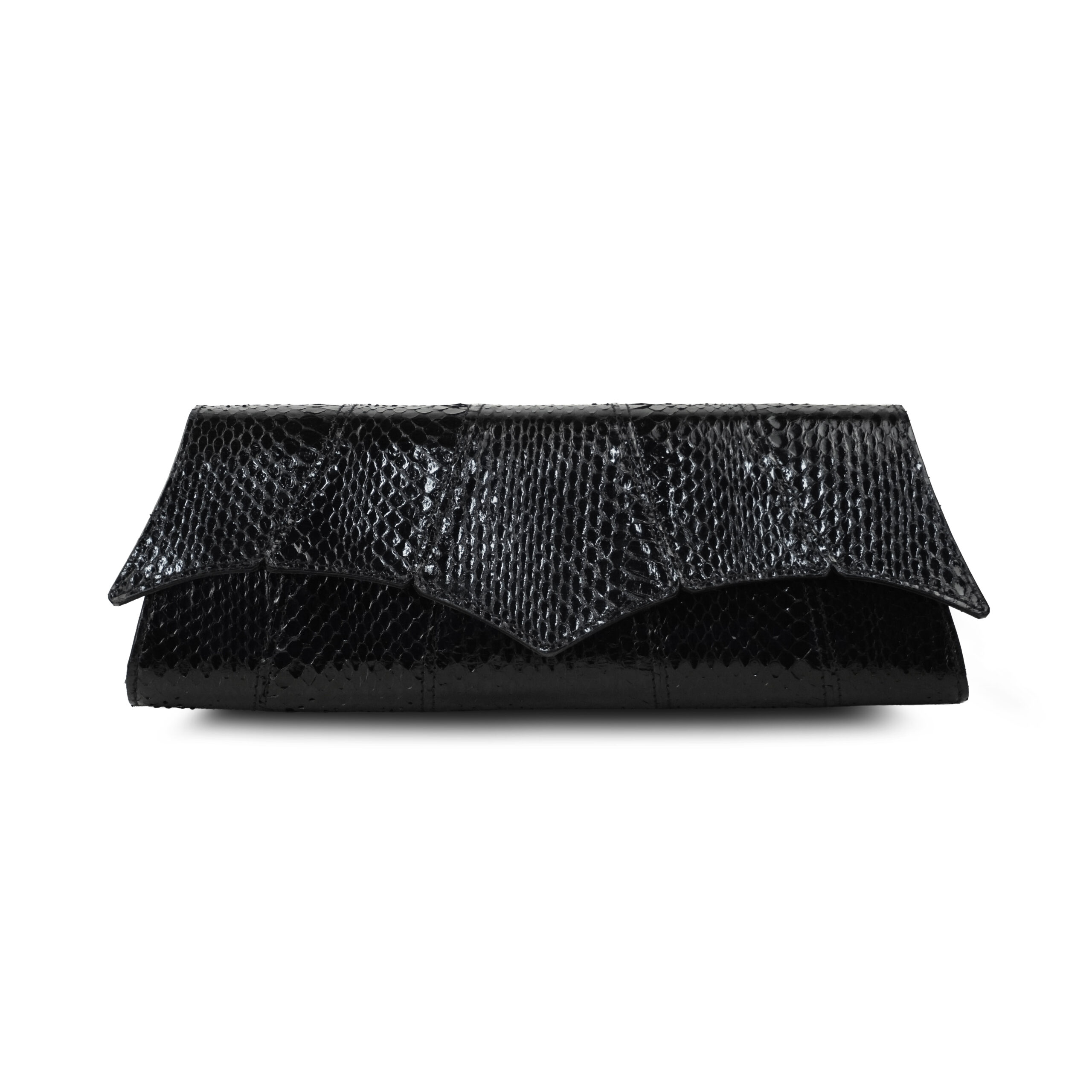 Long Snakeskin Clutch
