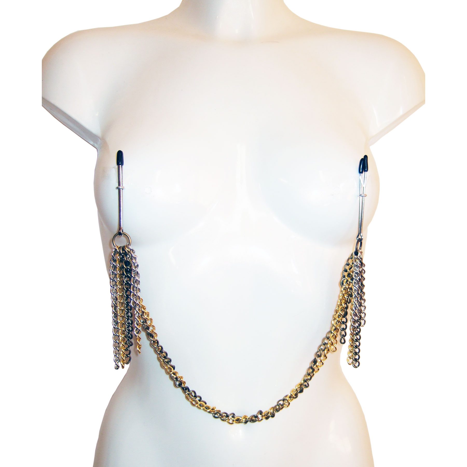 NIPPLE RING Bodychain Nipple Necklace model Nipple Jewelry Rings, Nipple Ne...